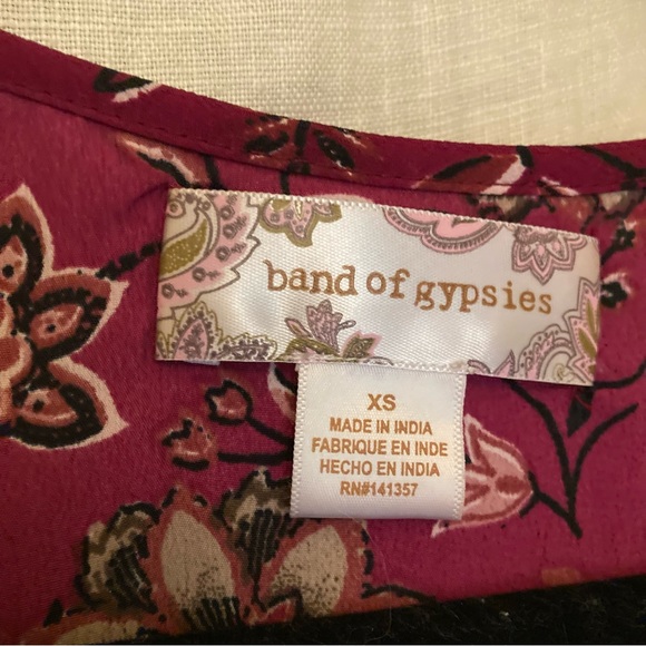 Band of Gypsies Red Maxi Dress XS - Picture 7 of 7